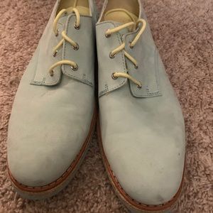 Sperry Leather Baby Blue Oxfords (US8)